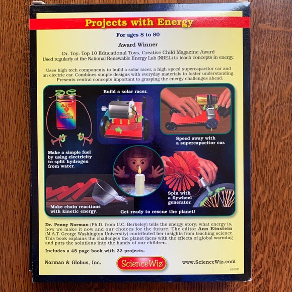 Energy Science Wiz - 22 Projects for Kids - Supplies and Instructions Included - Picture 6 of 6